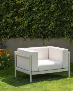Set di 2 poltrone da giardino FERRETTI Beige chiaro