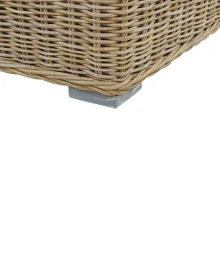 Set di 2 poltrone da giardino ARDEA Rattan Marrone chiaro