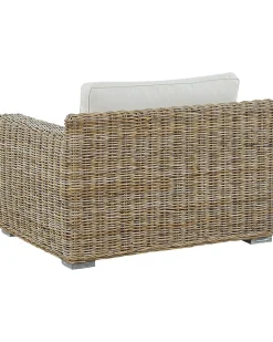 Set di 2 poltrone da giardino ARDEA Rattan Marrone chiaro