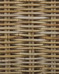 Set di 2 poltrone da giardino ARDEA Rattan Marrone chiaro