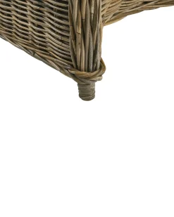 Set di 2 poltrone da giardino con cuscini SUSUA Rattan Naturale
