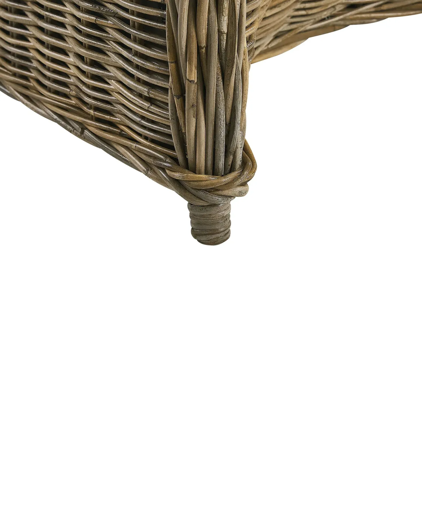 Set di 2 poltrone da giardino con cuscini SUSUA Rattan Naturale