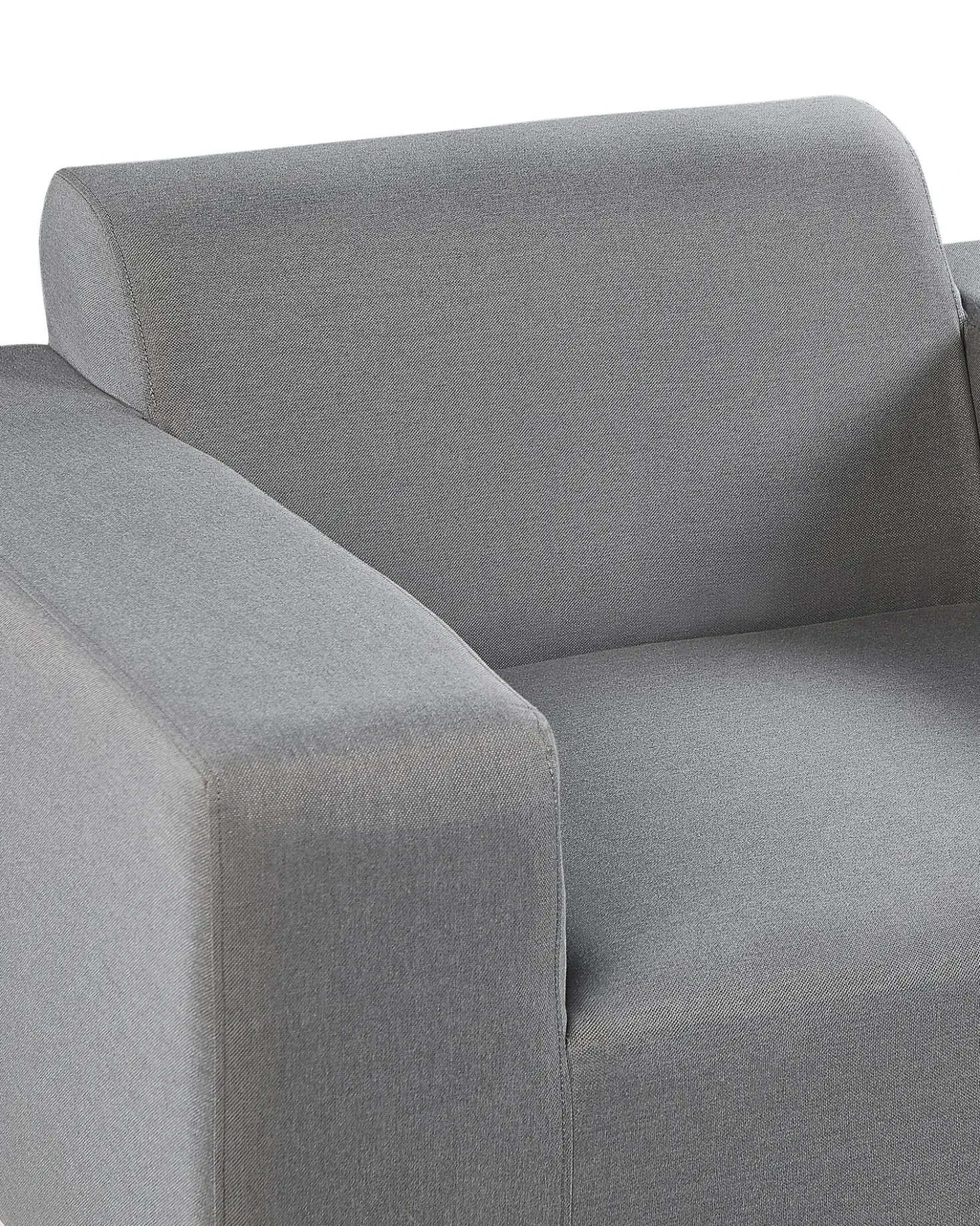 Set di 2 poltrone da giardino ROVIGO Tessuto Grigio