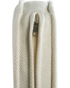 Set di 2 poltrone da giardino con cuscini MAROS Rattan Naturale