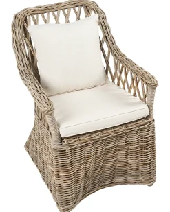 Set di 2 poltrone da giardino MAROS II Rattan Naturale