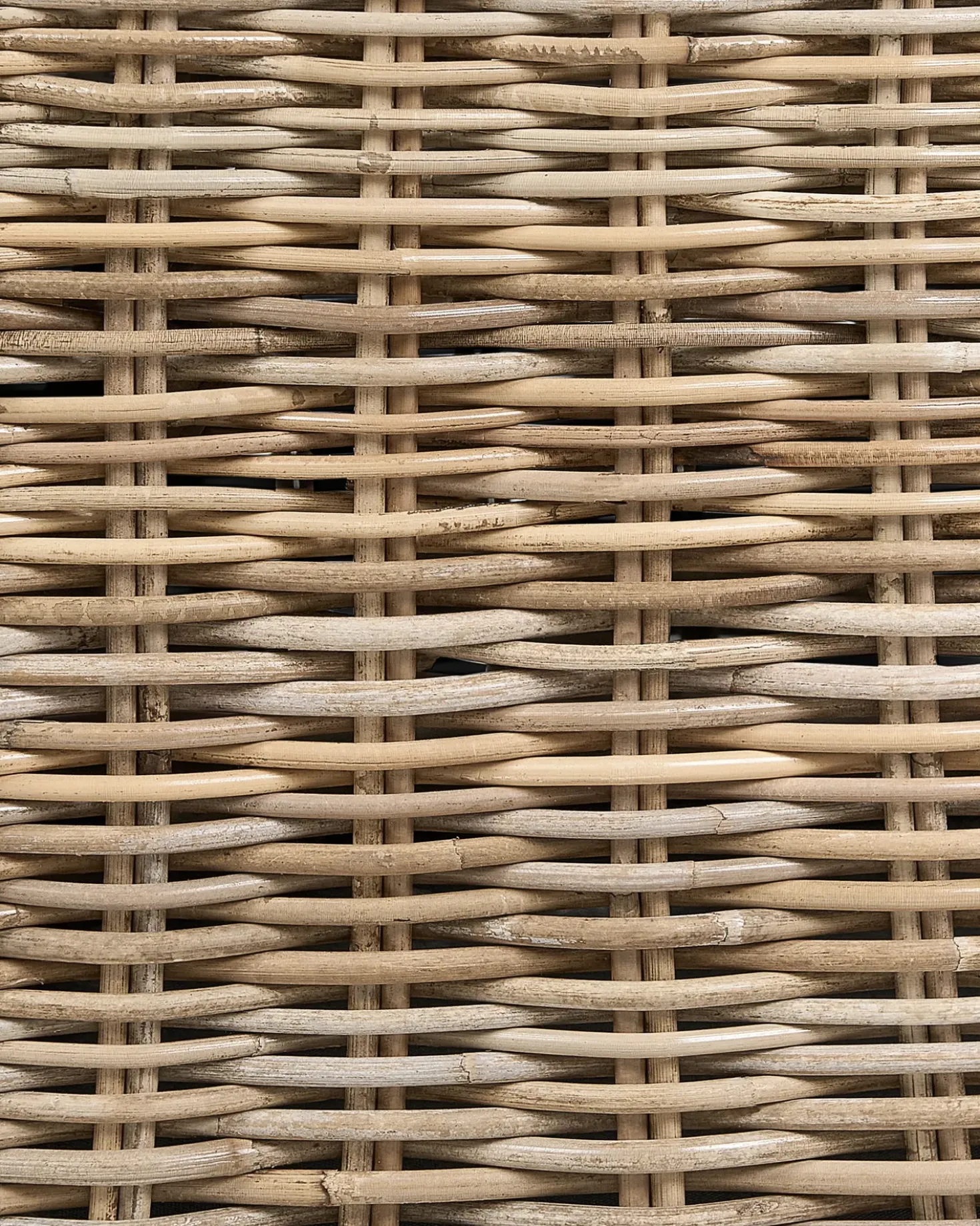 Set di 2 poltrone da giardino MAROS II Rattan Naturale