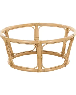 Set di 2 poltrone da giardino con cuscini SALVO Rattan Naturale
