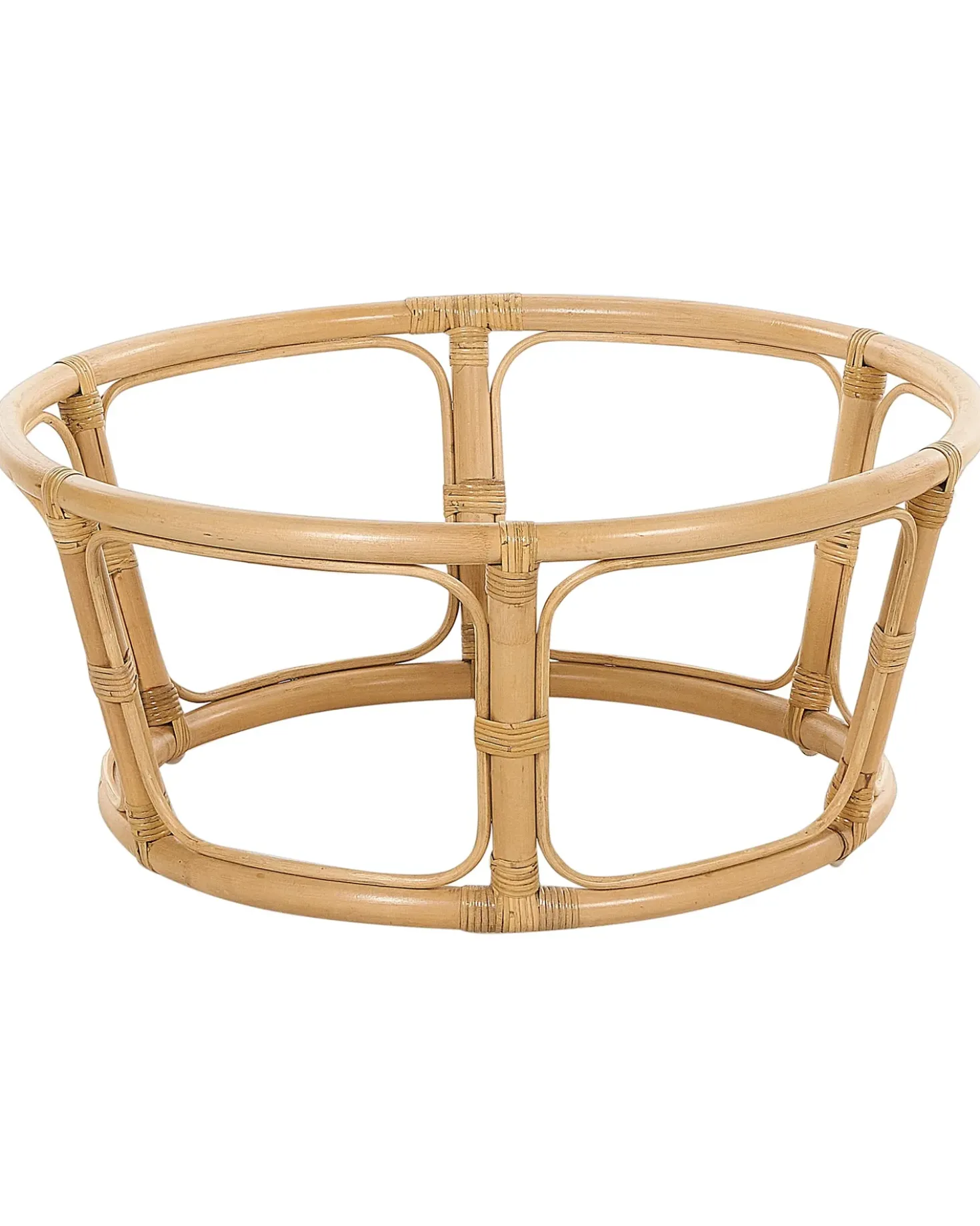 Set di 2 poltrone da giardino con cuscini SALVO Rattan Naturale
