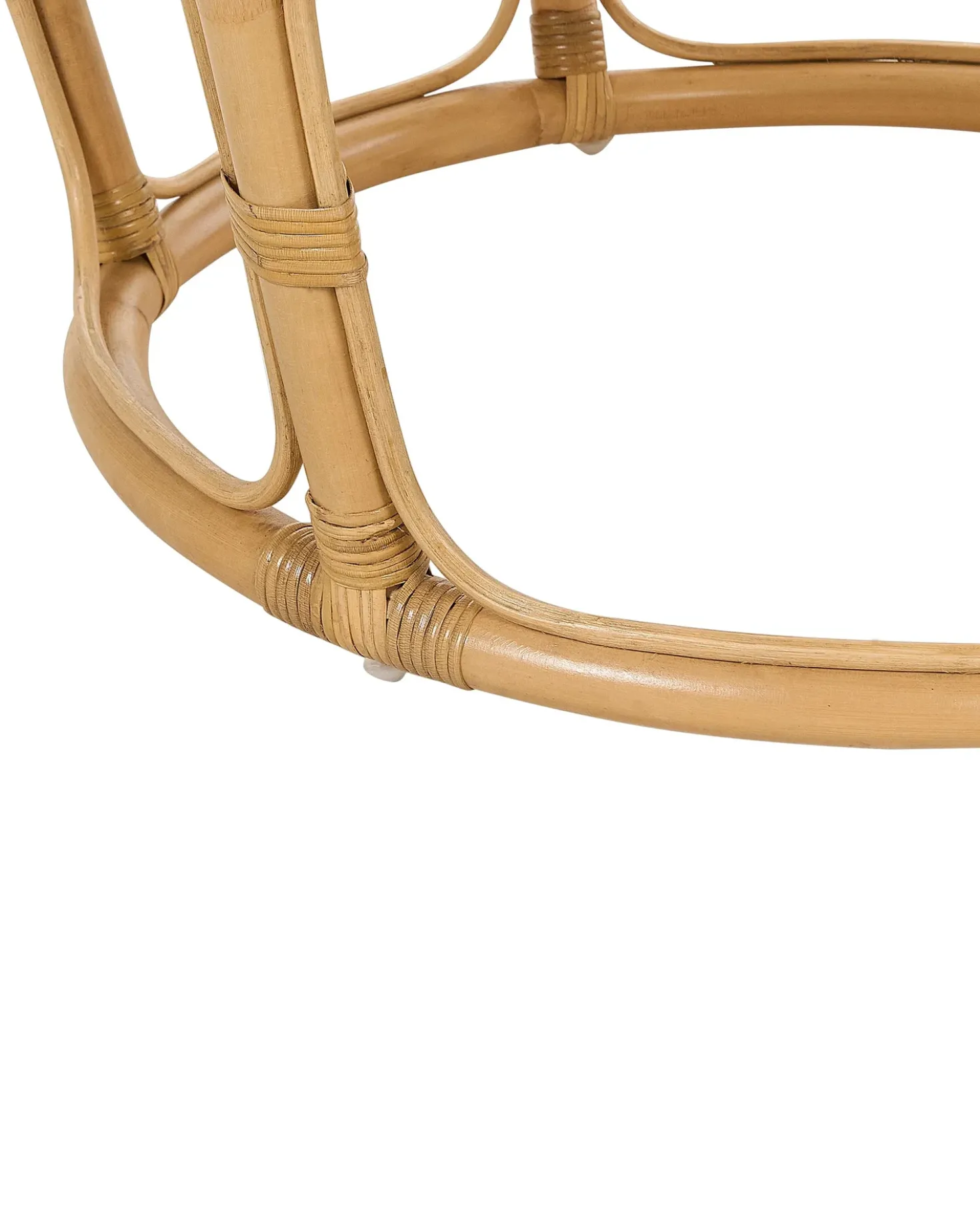 Set di 2 poltrone da giardino con cuscini SALVO Rattan Naturale