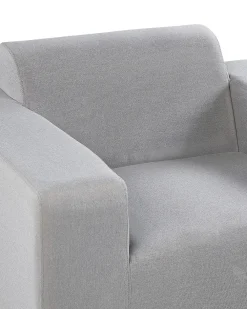 Set di 2 poltrone da giardino ROVIGO Tessuto Grigio chiaro