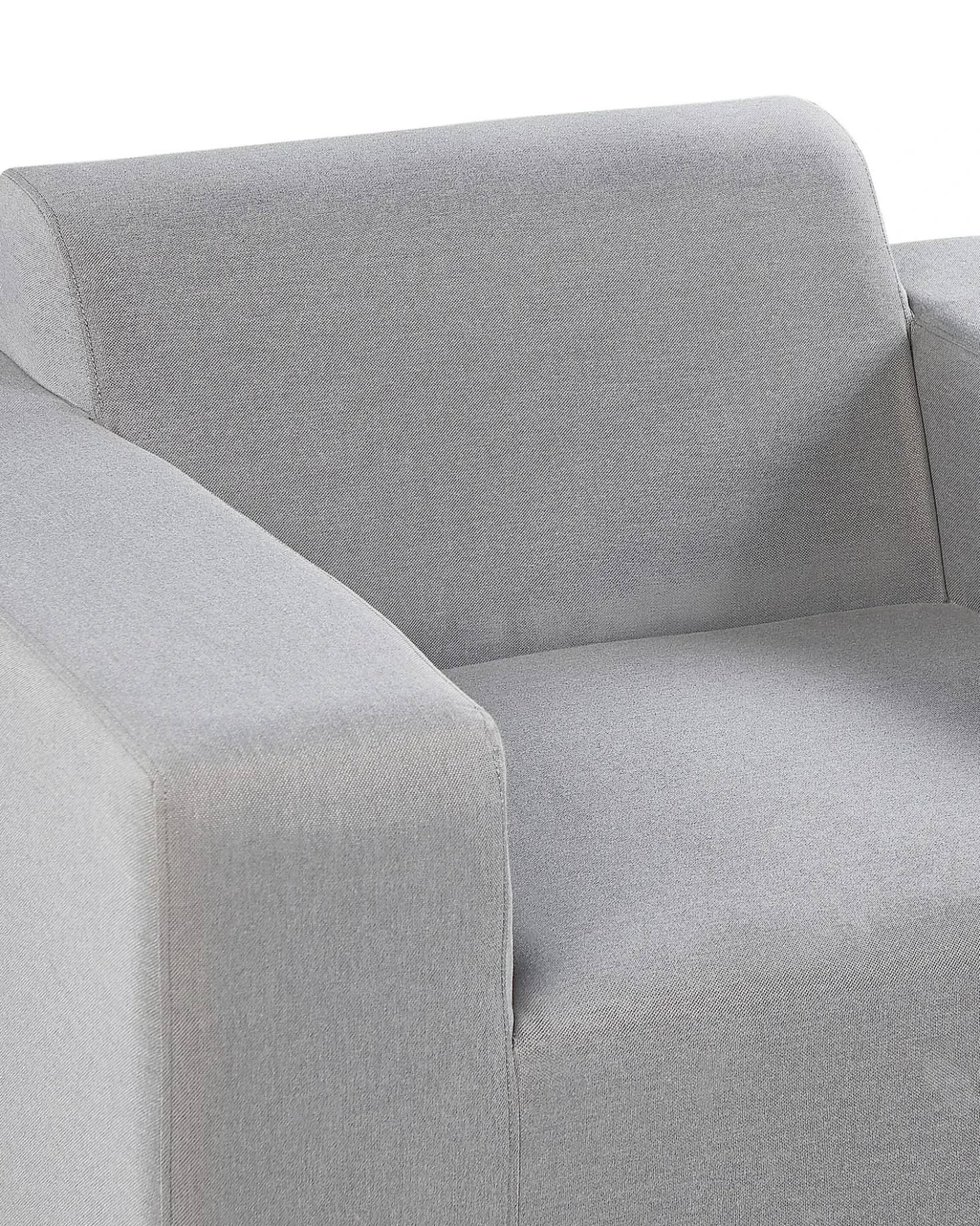Set di 2 poltrone da giardino ROVIGO Tessuto Grigio chiaro