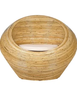 Set di 2 poltrone da giardino MAIORI Rattan Naturale