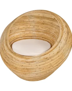 Set di 2 poltrone da giardino MAIORI Rattan Naturale