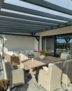 Set di 2 poltrone da giardino CASCAIS Rattan sintetico (PE) Beige