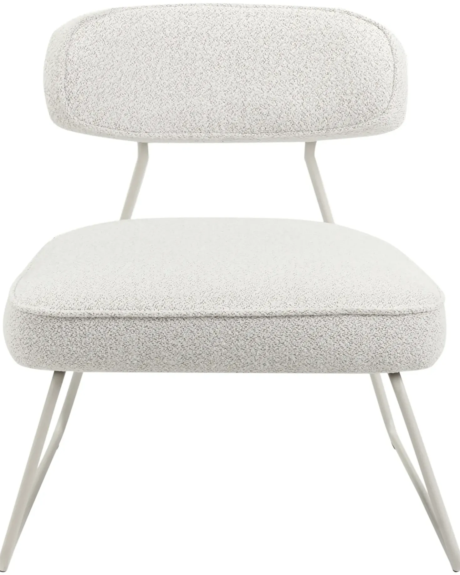 Set di 2 poltrone FROVI Tessuto Bianco sporco