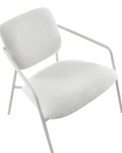 Set di 2 poltrone LOA Tessuto Bianco sporco