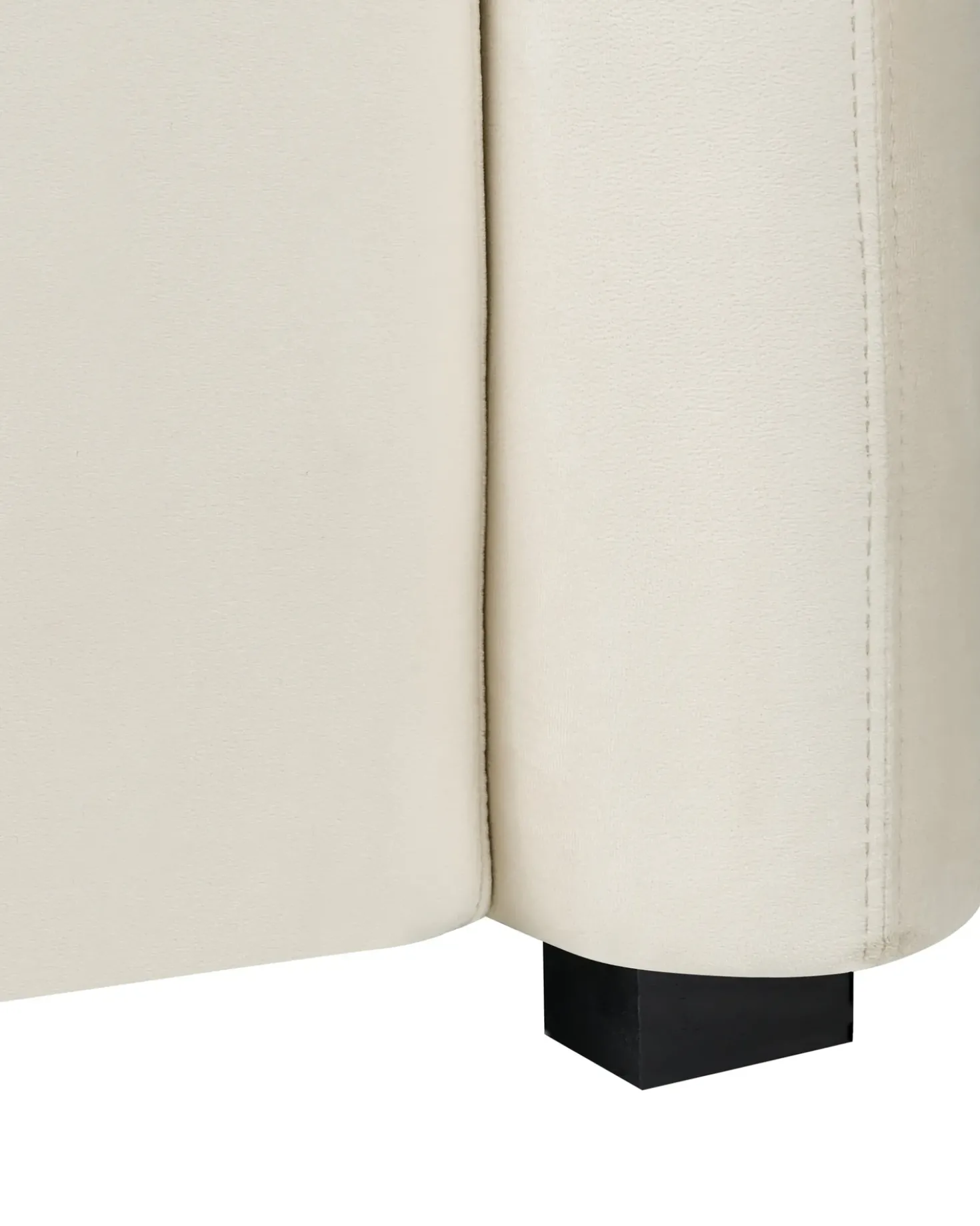 Set di 2 poltrone VELTADA Velluto Bianco sporco