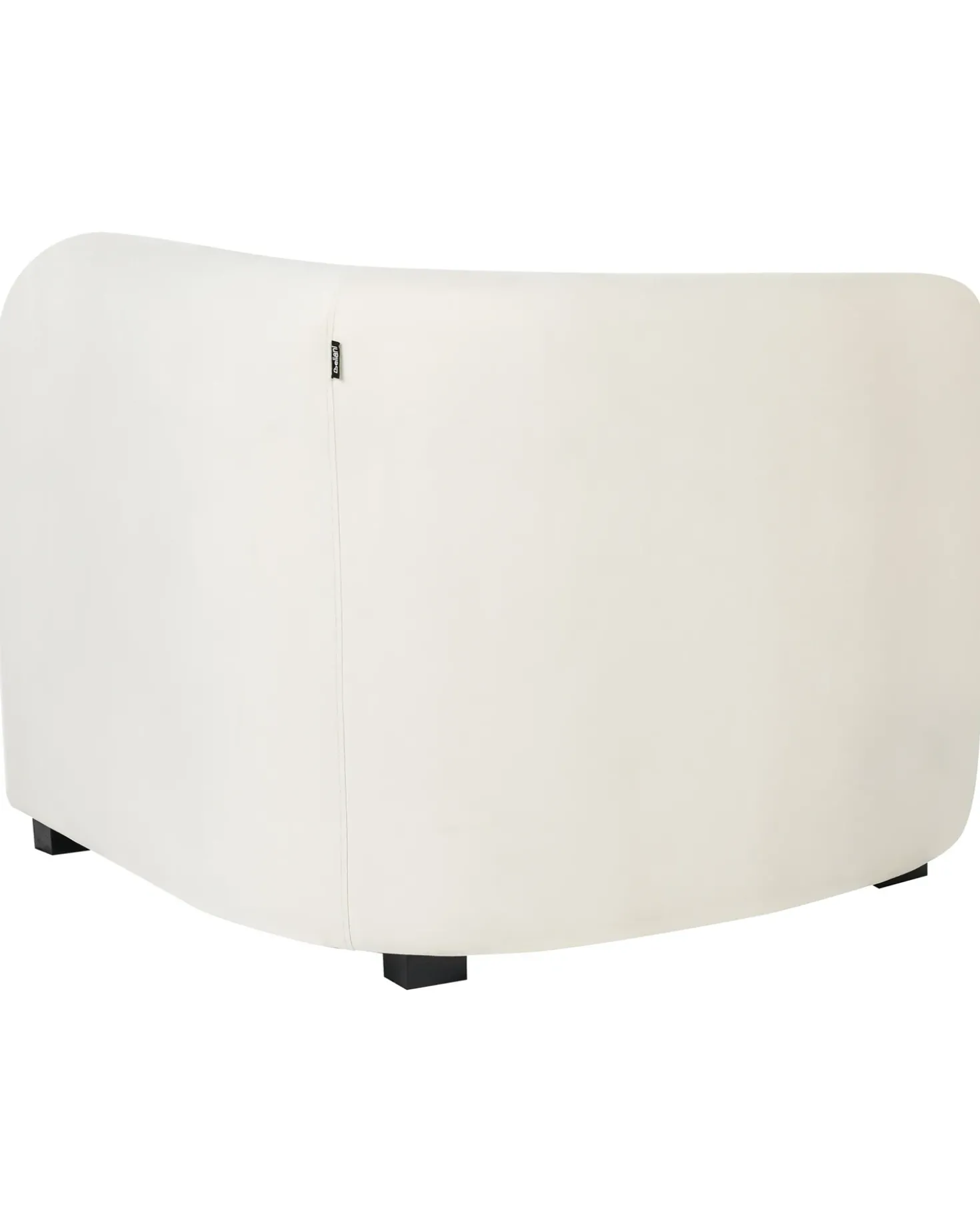 Set di 2 poltrone VELTADA Velluto Bianco sporco
