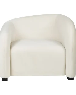 Set di 2 poltrone VELTADA Velluto Bianco sporco