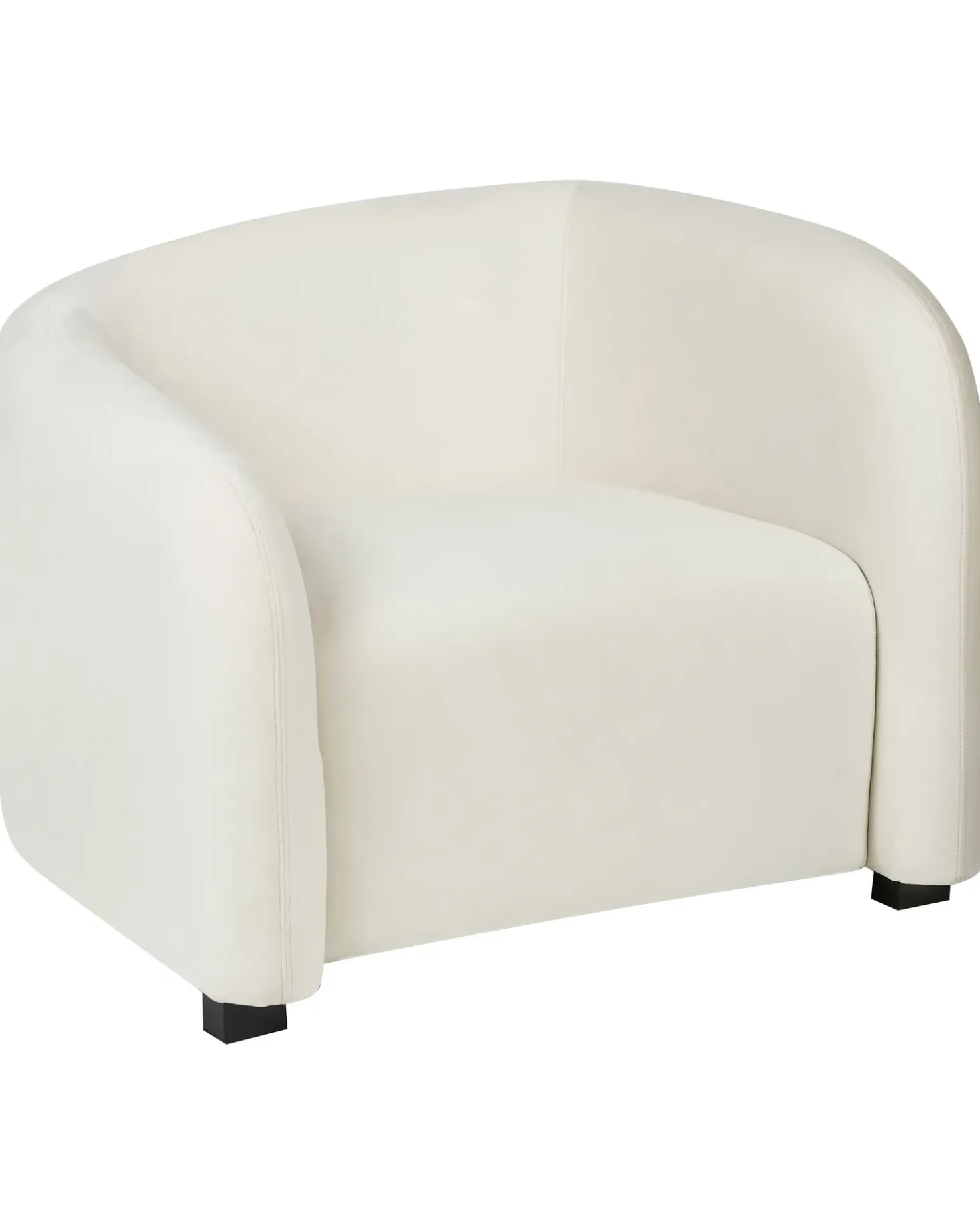 Set di 2 poltrone VELTADA Velluto Bianco sporco