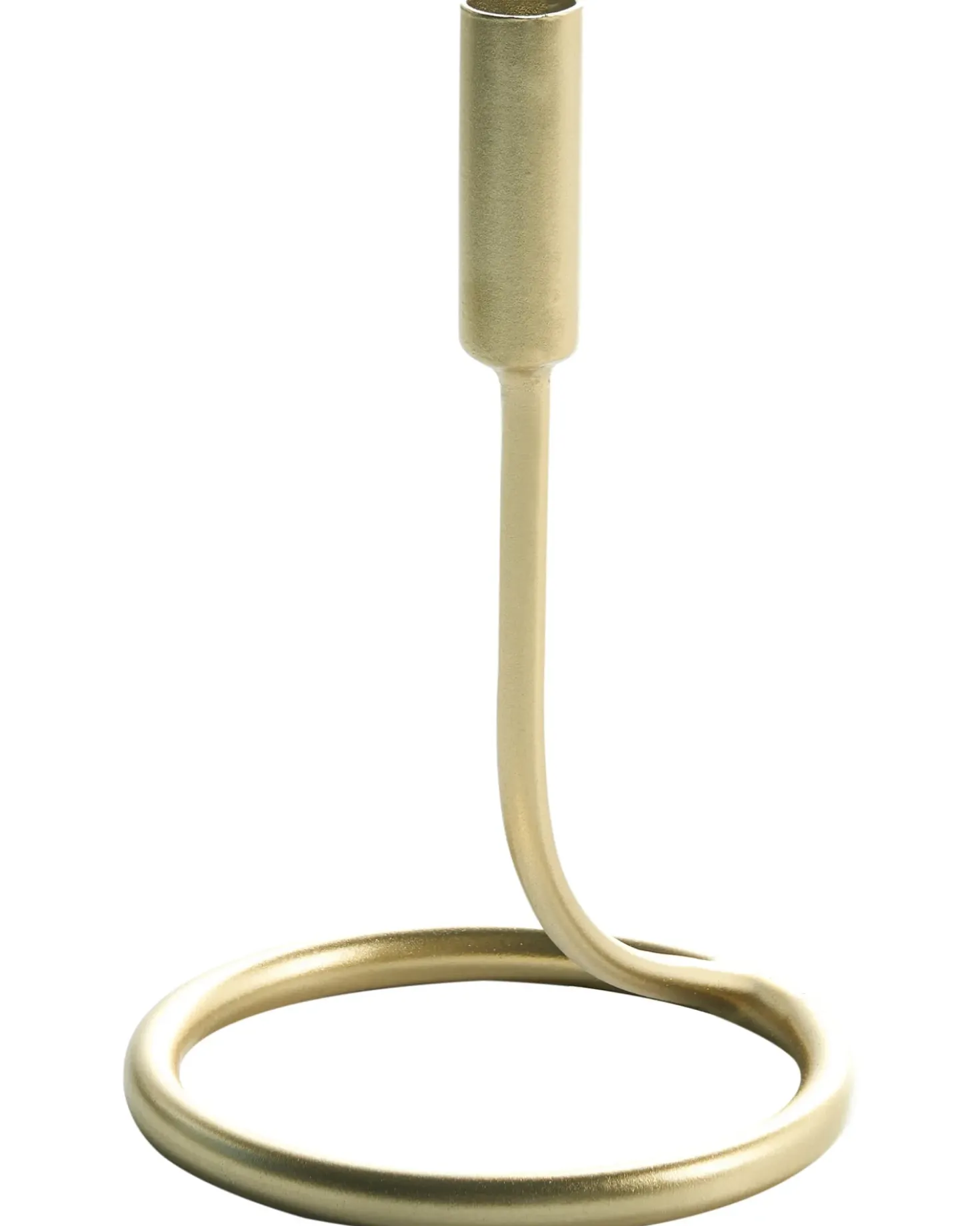 Set di 2 portacandele BUNYU Metallo 19/28 cm Oro