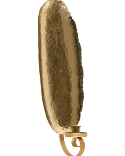Set di 2 portacandele da parete FEIJO Metallo 44 cm Oro