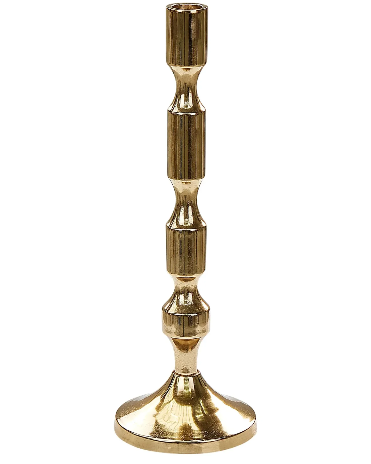 Set di 2 portacandele DIKIRNIS Metallo 31/36 cm Oro