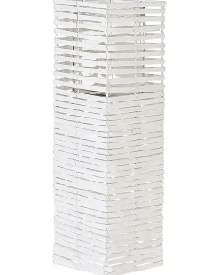 Set di 3 portacandele MAROLA Legno di pioppo 54/34/20 cm Bianco