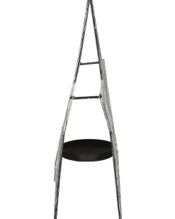 Set di 2 portacandele TORNIO Metallo 30/26 cm Argento