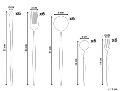 Set di 30 posate BAVETTE Argento