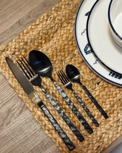 Set di 30 posate BIGOLI Nero