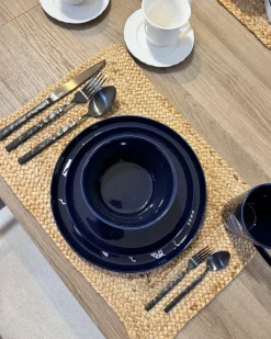Set di 30 posate BIGOLI Nero