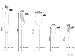 Set di 30 posate BIGOLI Oro