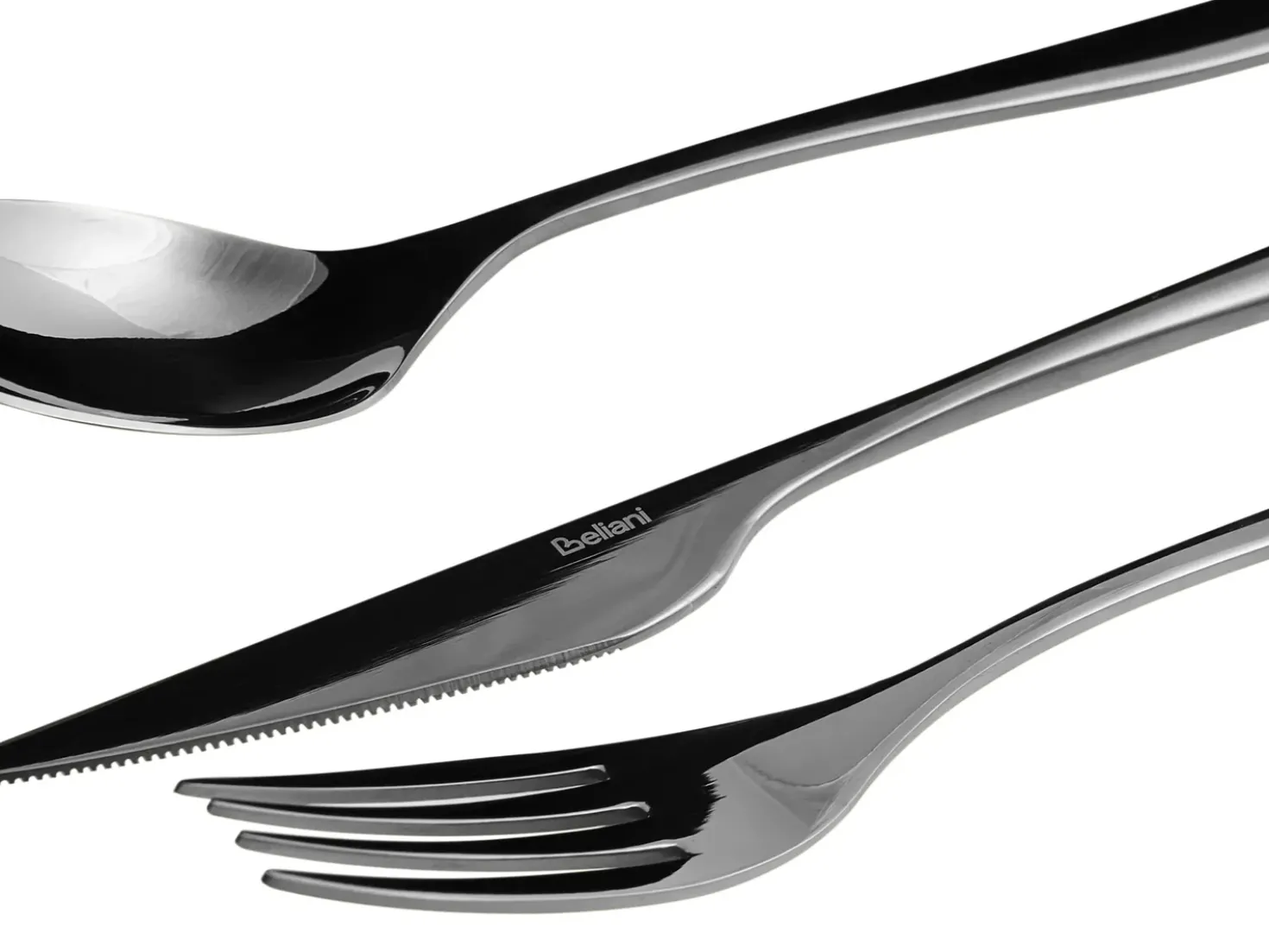 Set di 30 posate FARFALLE Nero
