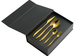 Set di 30 posate FARFALLE Oro