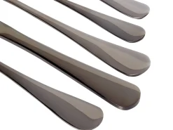 Set di 30 posate FUSILLI Nero