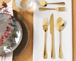 Set di 30 posate FUSILLI Oro