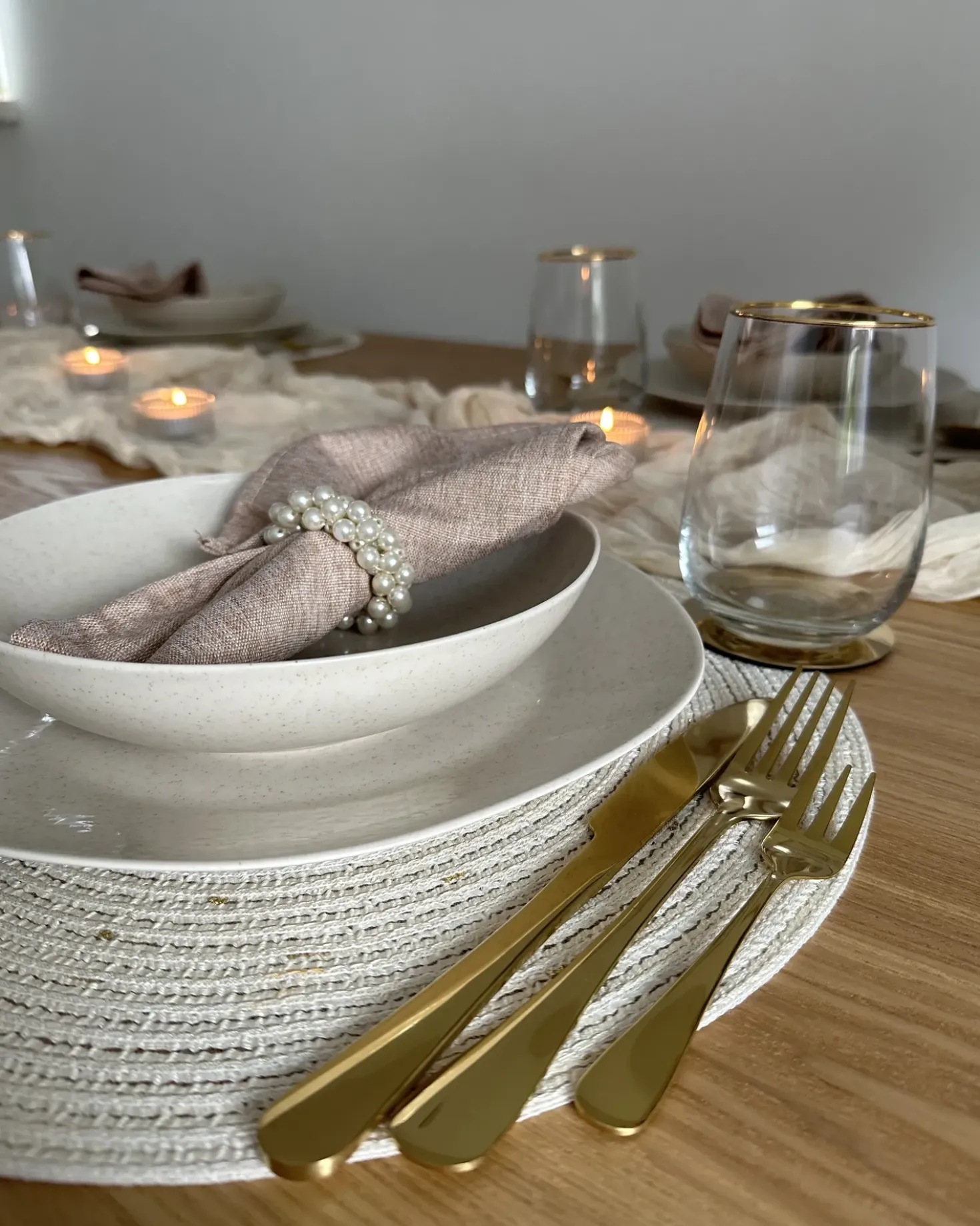Set di 30 posate FUSILLI Oro
