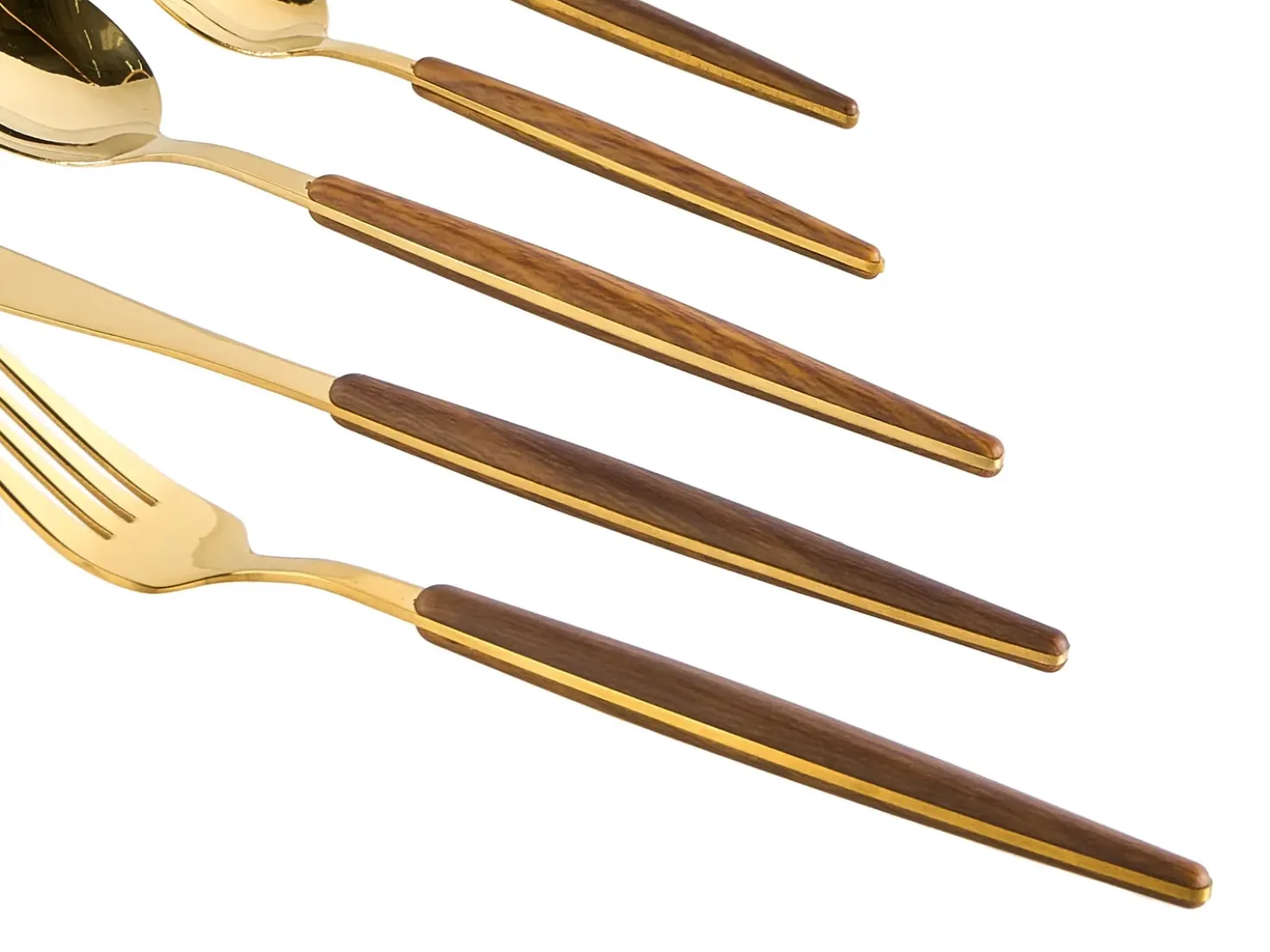 Set di 30 posate GEMELLI Oro