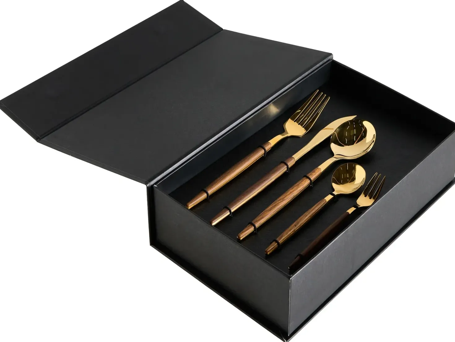 Set di 30 posate GEMELLI Oro
