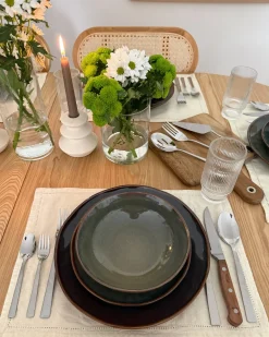 Set di 60 posate PENNE Argento