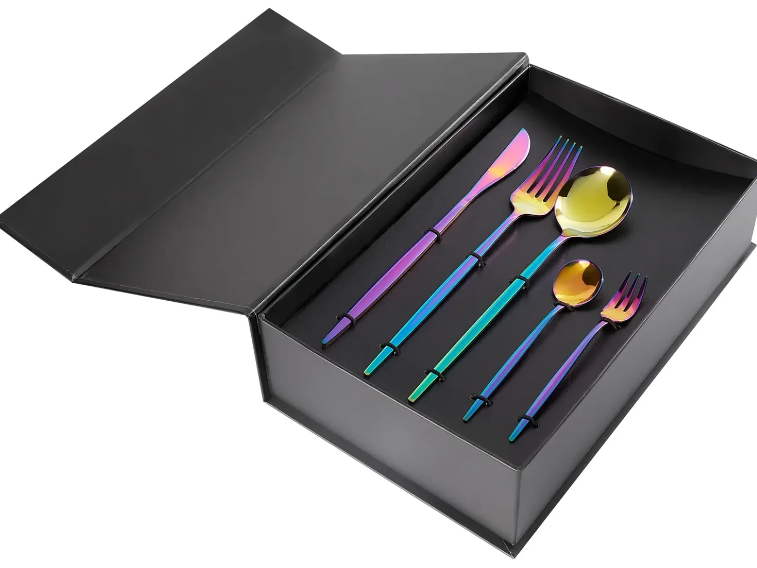 Set di 30 posate RIGATONI Multicolore