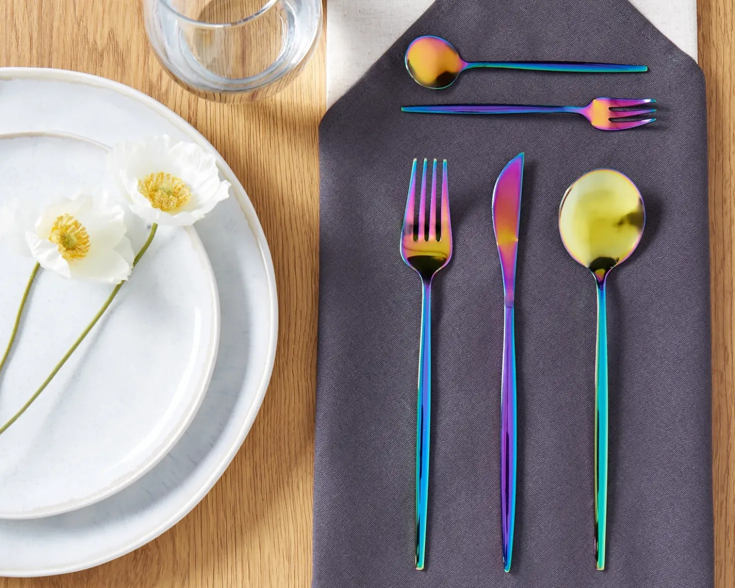 Set di 30 posate RIGATONI Multicolore