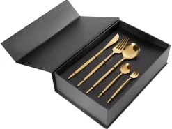 Set di 30 posate RIGATONI Oro