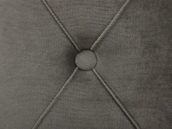Set di 2 pouf contenitore PUEBLO Velluto Grigio