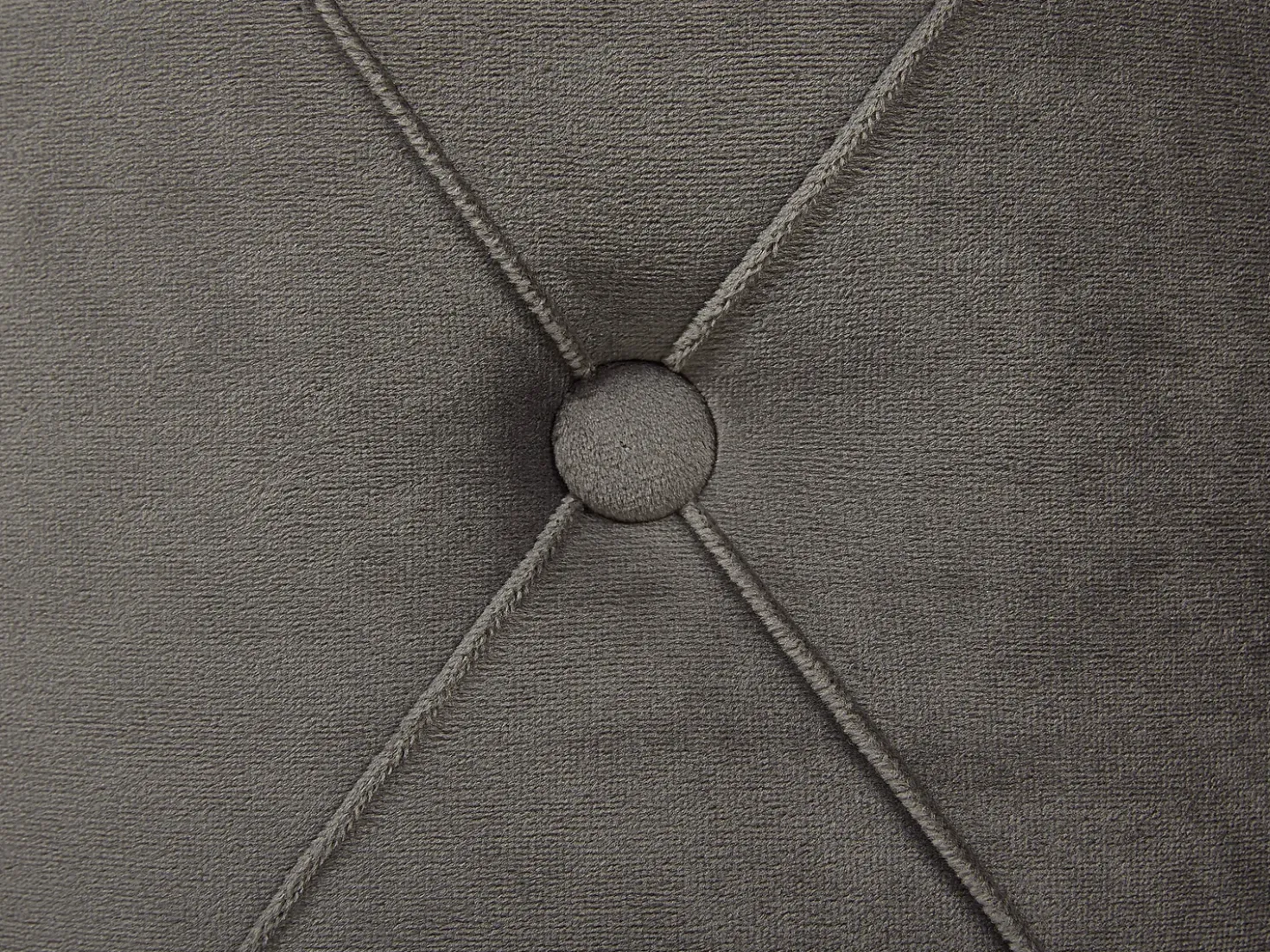Set di 2 pouf contenitore PUEBLO Velluto Grigio