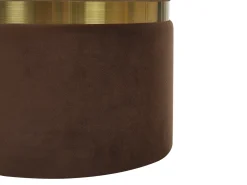 Set di 2 pouf contenitore WICHITA Velluto Marrone