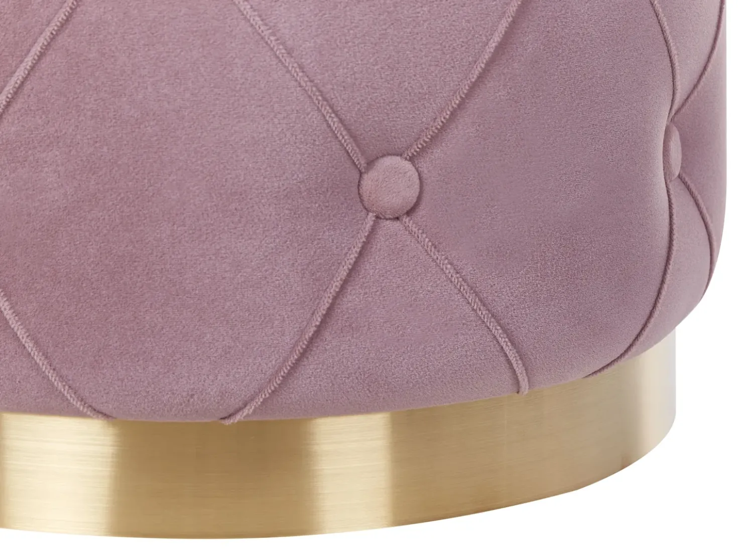 Set di 2 pouf contenitore PUEBLO Velluto Rosa