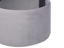 Set di 2 pouf contenitore DORIS Velluto Grigio chiaro