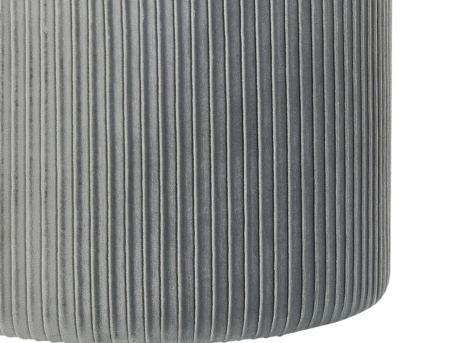 Set di 2 pouf contenitore CAMDENTON Velluto Grigio chiaro